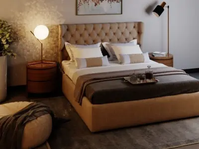 New classic Bed 3D model