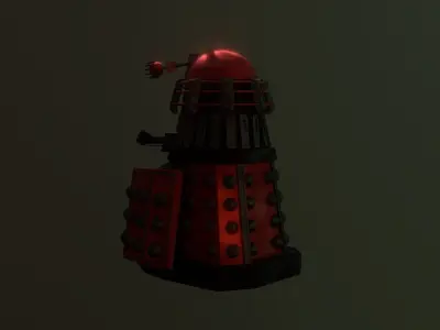 STEAMPUNK - ROYAL GUARD DALEK PACK - Rogue Film Productions Low-poly 3D model
