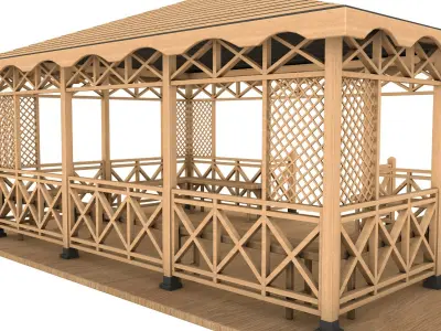 pergola collection 3D model
