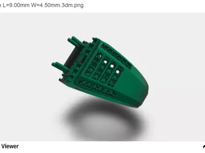 Men Ring with an Emerald Cut Center Stone 3D print model