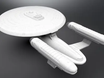 Enterprise  C Scale model   3D print model
