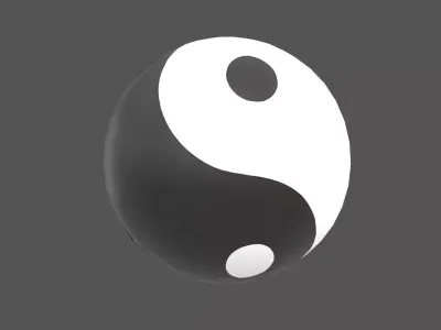 Taiji v1 001 Low-poly 3D model