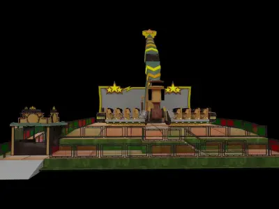 Amusement Ride 3D model
