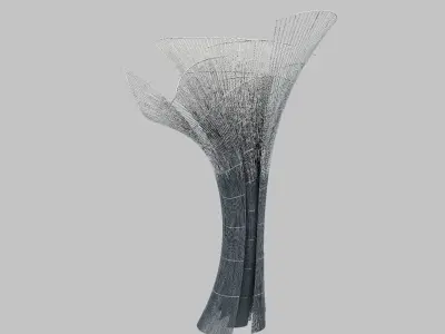 Landscape pavilion monument  3D model