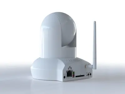 Home Camera Low Poly Low-poly 3D model