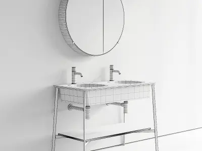 Ceramica Cielo Catino Doppio Set 2 3D model