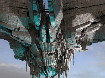 Galactic Terra former large 3 3D model purchase