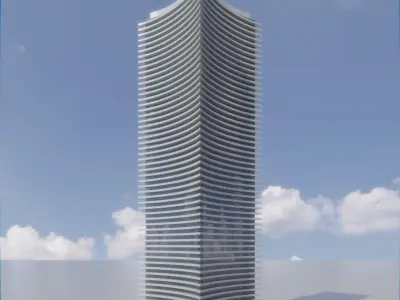Parametric Building 1c3 3D model