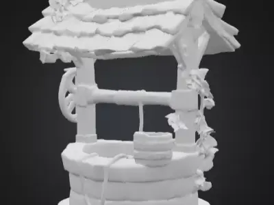 Wishing Well Odyssey Free low-poly 3D model