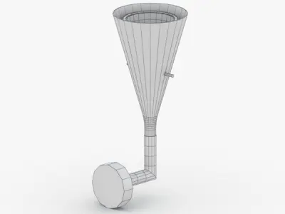 1468 - Bra Lamp Low-poly 3D model