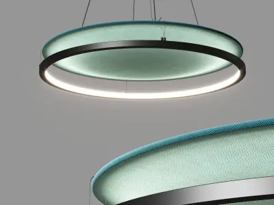 Circus s1500 Pendant light Low-poly 3D model