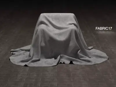 Fabric Cover 17 Low-poly 3D model