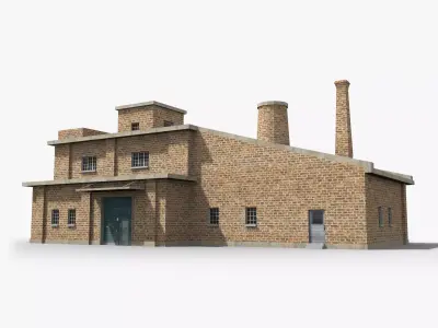 Factory xx20 Low-poly 3D model