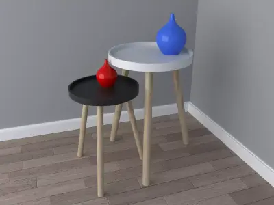 side table Free 3D model buy