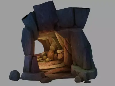 Dwarven Mine Entrance 23 3D model