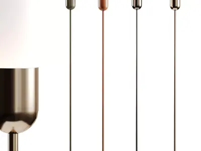 Alma Capsulehat Floor Lamps 3D model