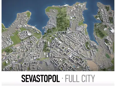  Sevastopol Low-poly 3D model