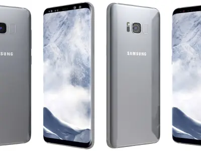 Samsung Galaxy S8 Arctic Silver 3D model
