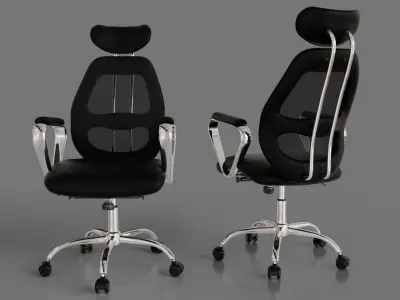 10 computer chairs by Domy 3D Model Pack