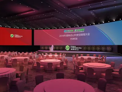 stage Low-poly 3D model