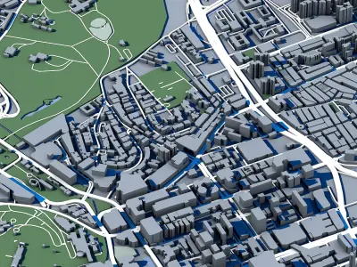 The Istana Singapore Presidential Palace Heritage Building 3D model