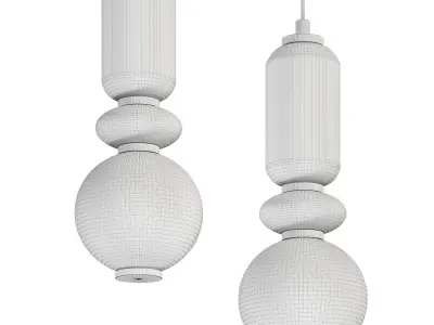 RID B pendant 3D model