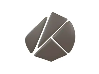 Klaytn Coin v2 001 Low-poly 3D model