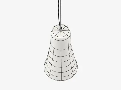 Bell Shaped Pendant Light 3D model