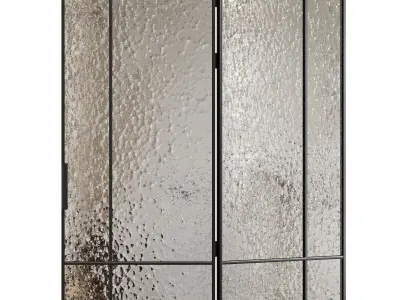 Swing Glass Doors 02 3D model