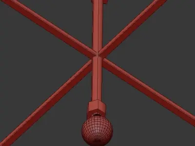 Farnham Semi Flush 3D model