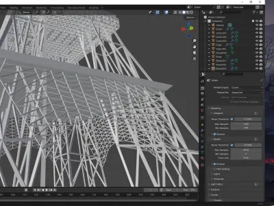 eiffel tower Free 3D model
