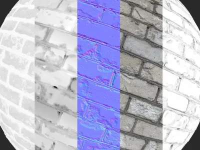 Bricks 04 - Scanned Materials Texture Texture