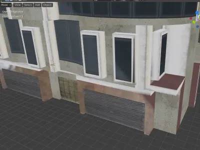 building 10 Low-poly 3D model get