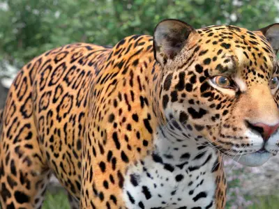  Big Cats Rigged Collection for Cinema 4D 