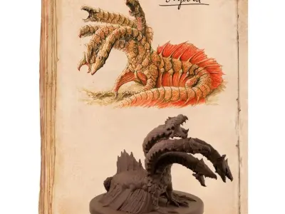 Hydra Miniature 3D print model