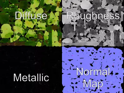 Glowing Vine Lantern model pack Low-poly 3D model