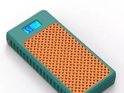 Power Bank Enclosure Loop Cross Style 3D print model