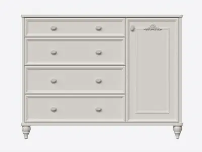 Cilek Romantic Dresser 3D model