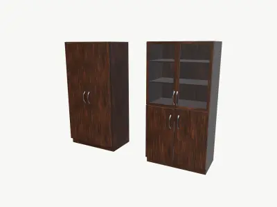 Wooden Cabinet 3D model