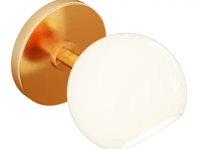 Staggered Glass 1-Light Sconce 3D model