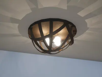 Rustic Lighting Fixture 3D model