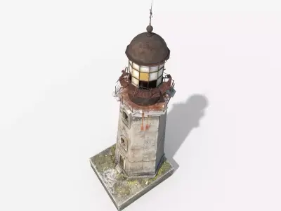 Abandoned Lighthouse  3D model