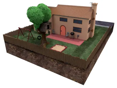 Simpsons house 3D model