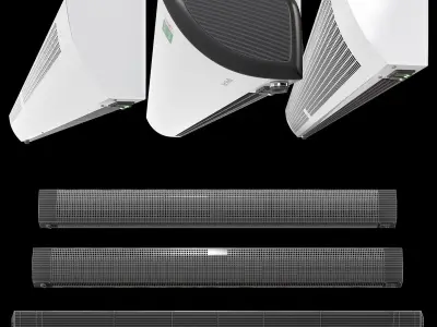 Ballu thermal curtain 3D model