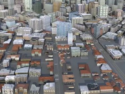 City 83 Low-poly 3D model