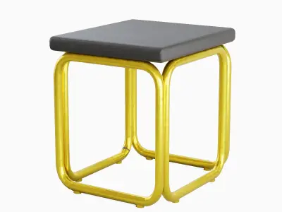 Modern Stool 03 Low-poly 3D model