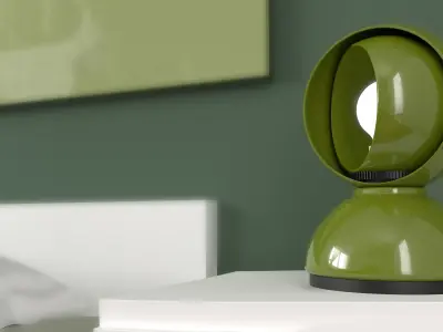 Eclisse lamp Vico Magistretti 1965 Free 3D model