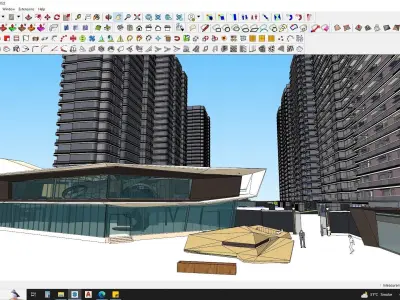 residential building 3d model free download Free 3D model