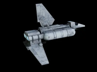 Sentinel-class landing craft  - Star Wars 3D model