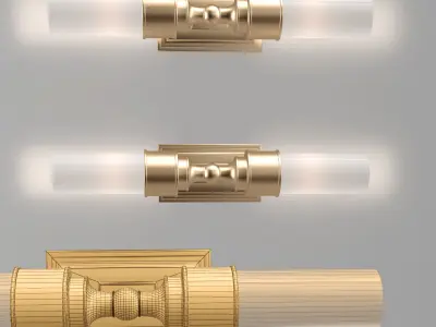 Sussex Double Tube Sconce 3D model